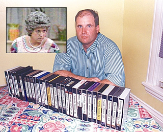 Wollersheim and a portion of his recent purchase. Inset: Vicki Lawrence as TV's Mother Harper.
